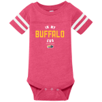 Elm Creek Buffaloes <span class="pdp-name-mascot">Elm Creek Buffaloes</span> Rabbit Skins Infant Football Fine Jersey Onesie Front Thumbnail