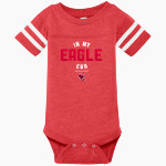 Godwin Eagles Rabbit Skins Infant Football Fine Jersey Onesie Front Thumbnail