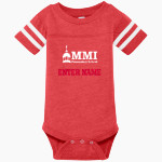 MMI PREPARATORY SCHOOL PREPPERS <span class="pdp-name-mascot">MMI PREPARATORY PREPPERS</span> Rabbit Skins Infant Football Fine Jersey Onesie Front Thumbnail