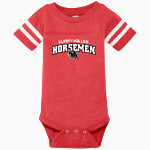 SLEEPY HOLLOW HIGH SCHOOL HORSEMEN <span class="pdp-name-mascot">SLEEPY HOLLOW HORSEMEN</span> Rabbit Skins Infant Football Fine Jersey Onesie Front Thumbnail