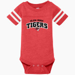 GLEN ROSE HIGH SCHOOL TIGERS Rabbit Skins Infant Football Fine Jersey Onesie Front Thumbnail