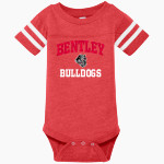 BENTLEY SENIOR HIGH SCHOOL BULLDOGS Rabbit Skins Infant Football Fine Jersey Onesie Front Thumbnail