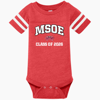 Rabbit Skins Infant Football Fine Jersey Onesie