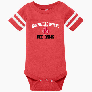 Rabbit Skins Infant Football Fine Jersey Onesie