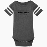 Black Flag Strength & Conditioning Black Flag Strength <span class="pdp-name-mascot">Black Flag Strength & Conditioning</span> Rabbit Skins Infant Football Fine Jersey Onesie Front Thumbnail