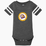 Gospel Light Christian Lions <span class="pdp-name-mascot">Gospel Light Christian School Lions</span> Rabbit Skins Infant Football Fine Jersey Onesie Front Thumbnail