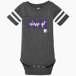 LOGAN HIGH SCHOOL CHIEFTAINS Rabbit Skins Infant Football Fine Jersey Onesie Front Thumbnail