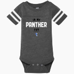 West Tech Panthers <span class="pdp-name-mascot">West Tech Panthers</span> Rabbit Skins Infant Football Fine Jersey Onesie Front Thumbnail