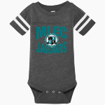 Miami Lakes Jaguars Rabbit Skins Infant Football Fine Jersey Onesie Front Thumbnail