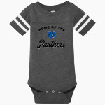 Spring Hill Panthers <span class="pdp-name-mascot">Spring Hill Panthers</span> Rabbit Skins Infant Football Fine Jersey Onesie Front Thumbnail