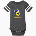 Madonna Crusaders <span class="pdp-name-mascot">Madonna Crusaders</span> Rabbit Skins Infant Football Fine Jersey Onesie Front Thumbnail