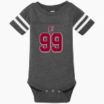EXTREME SOFTBALL EXTREME SOFTBALL Rabbit Skins Infant Football Fine Jersey Onesie Front Thumbnail
