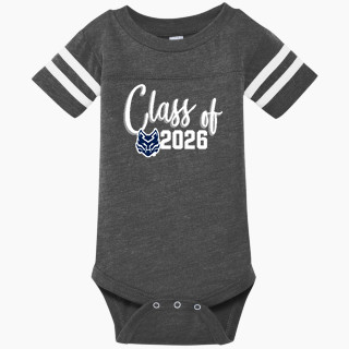 Rabbit Skins Infant Football Fine Jersey Onesie