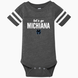 Rabbit Skins Infant Football Fine Jersey Onesie