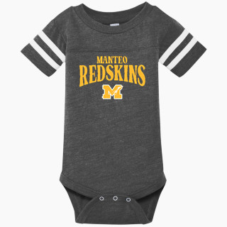 Rabbit Skins Infant Football Fine Jersey Onesie