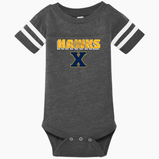 Rabbit Skins Infant Football Fine Jersey Onesie