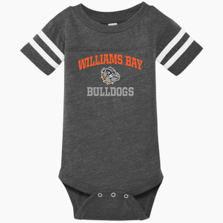 Rabbit Skins Infant Football Fine Jersey Onesie