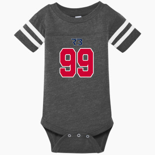Rabbit Skins Infant Football Fine Jersey Onesie