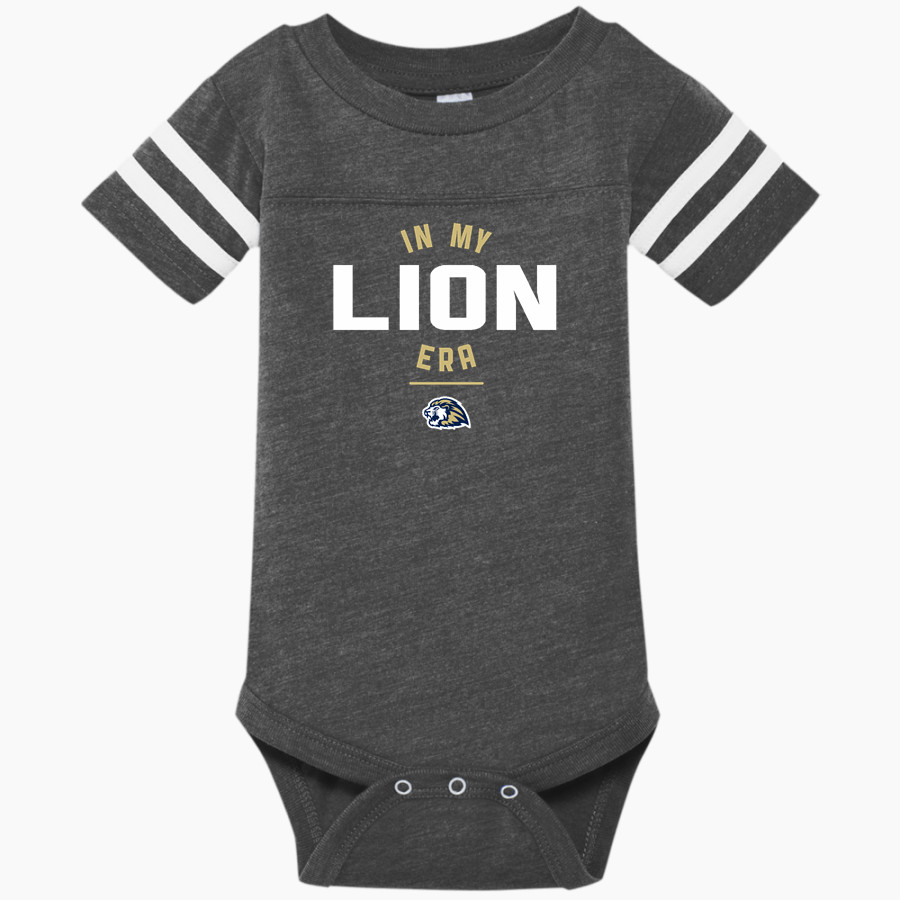 Calvary Lions Rabbit Skins Infant Football Fine Jersey Onesie