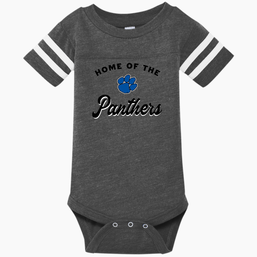 Spring Hill Panthers <span class="pdp-name-mascot">Spring Hill Panthers</span> Rabbit Skins Infant Football Fine Jersey Onesie