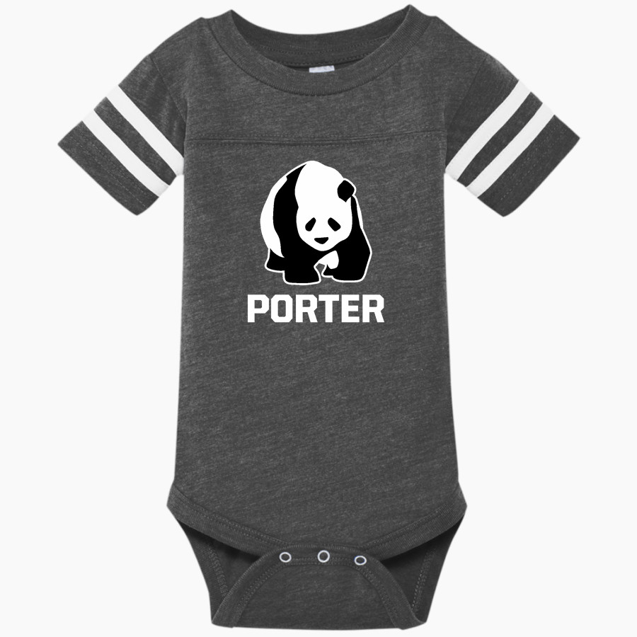Porter Pandas official sideline store Rabbit Skins Infant Football Fine Jersey Onesie