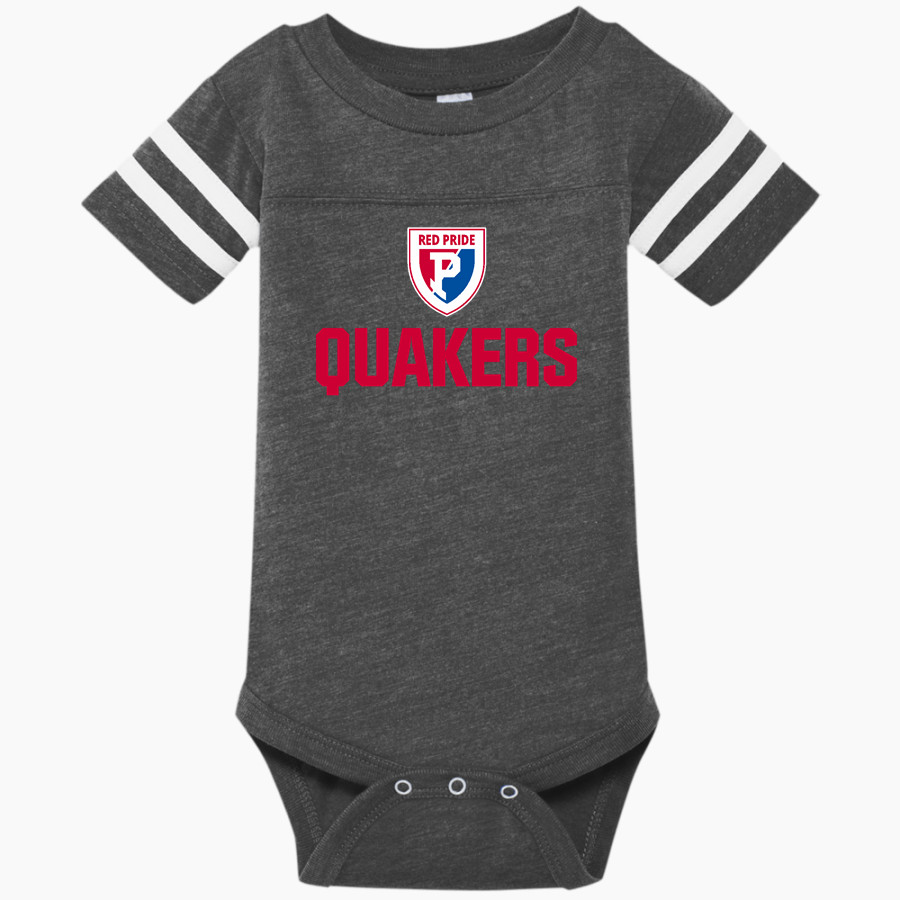 Plainfield Quakers <span class="pdp-name-mascot">Plainfield Quakers</span> Rabbit Skins Infant Football Fine Jersey Onesie