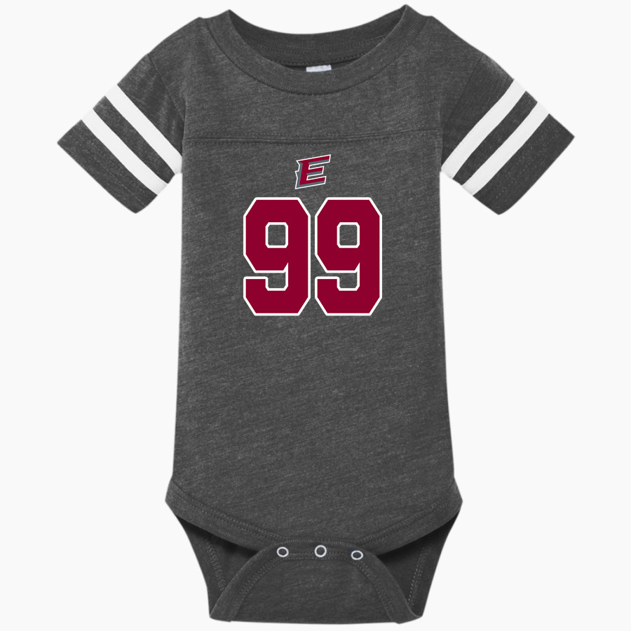 EXTREME SOFTBALL EXTREME SOFTBALL Rabbit Skins Infant Football Fine Jersey Onesie