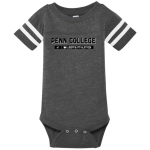 Penn College Wildcats Online Store <span class="pdp-name-mascot">Penn College Wildcats</span> Rabbit Skins Infant Football Fine Jersey Onesie Front Thumbnail
