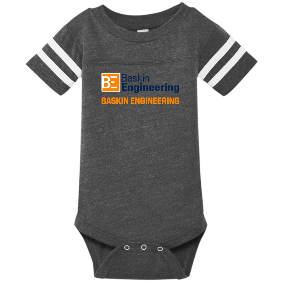 Baskin Engineering Sideline Store <span class="pdp-name-mascot">Baskin Engineering Banana Slugs</span> Rabbit Skins Infant Football Fine Jersey Onesie
