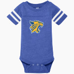 BIG SANDY HIGH SCHOOL WILDCATS <span class="pdp-name-mascot">BIG SANDY WILDCATS</span> Rabbit Skins Infant Football Fine Jersey Onesie Front Thumbnail