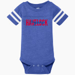 Havelock Trojans <span class="pdp-name-mascot">Havelock Trojans</span> Rabbit Skins Infant Football Fine Jersey Onesie Front Thumbnail