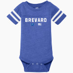 Brevard Blue Devils Rabbit Skins Infant Football Fine Jersey Onesie Front Thumbnail