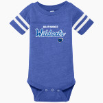 Southwood Wildcats Rabbit Skins Infant Football Fine Jersey Onesie Front Thumbnail