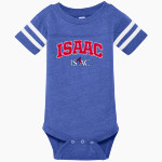 ISAAC Dragons Rabbit Skins Infant Football Fine Jersey Onesie Front Thumbnail