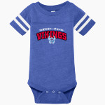 Wisconsin Lutheran Vikings <span class="pdp-name-mascot">Wisconsin Lutheran Vikings</span> Rabbit Skins Infant Football Fine Jersey Onesie Front Thumbnail