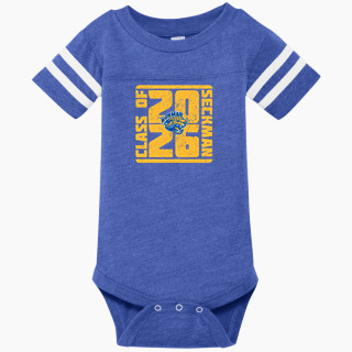 Rabbit Skins Infant Football Fine Jersey Onesie