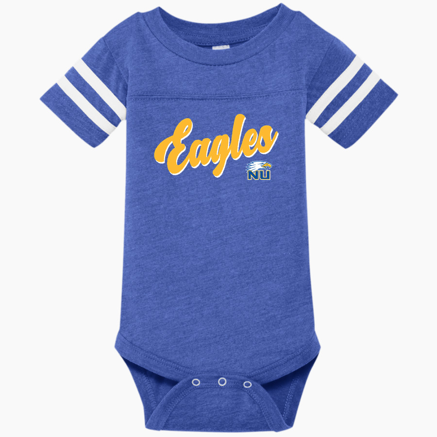 Northwest University Eagles Online Store <span class="pdp-name-mascot">Northwest Eagles</span> Rabbit Skins Infant Football Fine Jersey Onesie