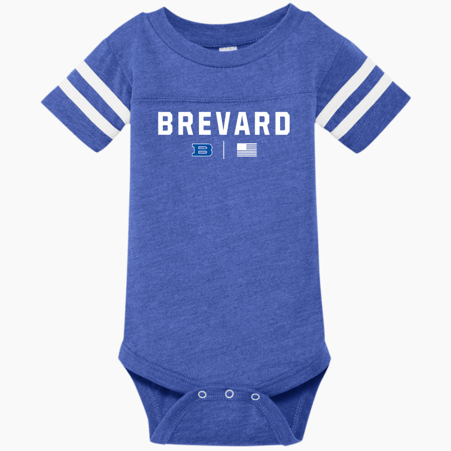 Brevard Blue Devils Rabbit Skins Infant Football Fine Jersey Onesie
