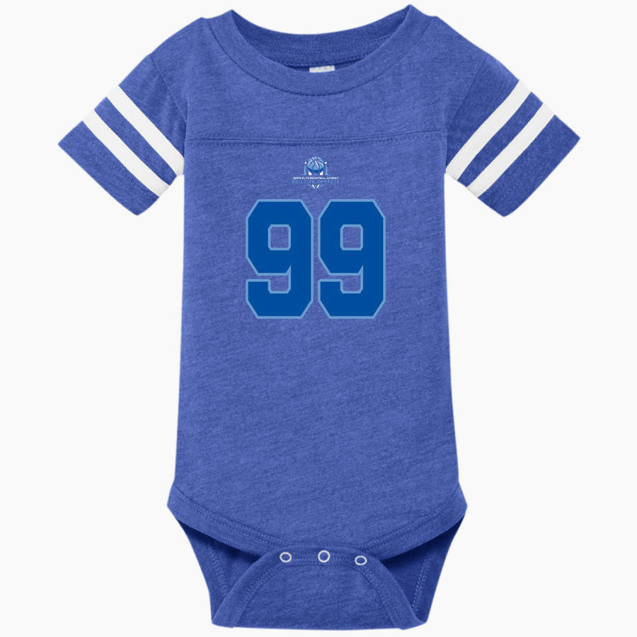 North Elite Basketball Academy Tigers <span class="pdp-name-mascot">North Elite Basketball Academy Tigers</span> Rabbit Skins Infant Football Fine Jersey Onesie