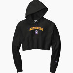 Scottsburg SMS <span class="pdp-name-mascot">Scottsburg SMS</span> Champion Women's Reverse Weave Cropped Cut-Off Hooded Sweatshirt Front Thumbnail