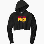 Newberry Youth Football And Cheer Panthers <span class="pdp-name-mascot">Newberry Youth Football And Cheer Panthers</span> Champion Women's Reverse Weave Cropped Cut-Off Hooded Sweatshirt Front Thumbnail