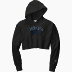 Bishop Noll Warriors <span class="pdp-name-mascot">Bishop Noll Warriors</span> Champion Women's Reverse Weave Cropped Cut-Off Hooded Sweatshirt Front Thumbnail