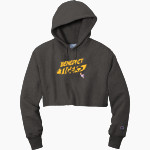 Benedict Tigers <span class="pdp-name-mascot">Benedict Tigers</span> Champion Women's Reverse Weave Cropped Cut-Off Hooded Sweatshirt Front Thumbnail