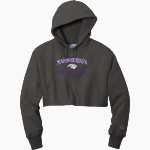 Glencoe-Silver Lake Panthers <span class="pdp-name-mascot">Glencoe Silver-Lake Panthers</span> Champion Women's Reverse Weave Cropped Cut-Off Hooded Sweatshirt Front Thumbnail