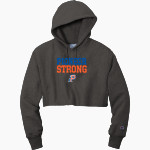 OLENTANGY ORANGE PIONEERS <span class="pdp-name-mascot">OLENTANGY ORANGE PIONEERS</span> Champion Women's Reverse Weave Cropped Cut-Off Hooded Sweatshirt Front Thumbnail