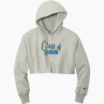 Greenfield Central Cougars Online Store <span class="pdp-name-mascot">Greenfield-Central Cougars</span> Champion Women's Reverse Weave Cropped Cut-Off Hooded Sweatshirt Front Thumbnail