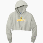 KALIDA HIGH SCHOOL WILDCATS <span class="pdp-name-mascot">KALIDA WILDCATS</span> Champion Women's Reverse Weave Cropped Cut-Off Hooded Sweatshirt Front Thumbnail