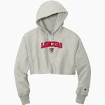 LAKEWOOD HIGH SCHOOL LANCERS <span class="pdp-name-mascot">LAKEWOOD LANCERS</span> Champion Women's Reverse Weave Cropped Cut-Off Hooded Sweatshirt Front Thumbnail