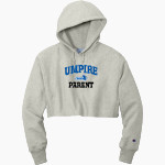 UMPIRE HIGH SCHOOL WILDCATS <span class="pdp-name-mascot">UMPIRE WILDCATS</span> Champion Women's Reverse Weave Cropped Cut-Off Hooded Sweatshirt Front Thumbnail