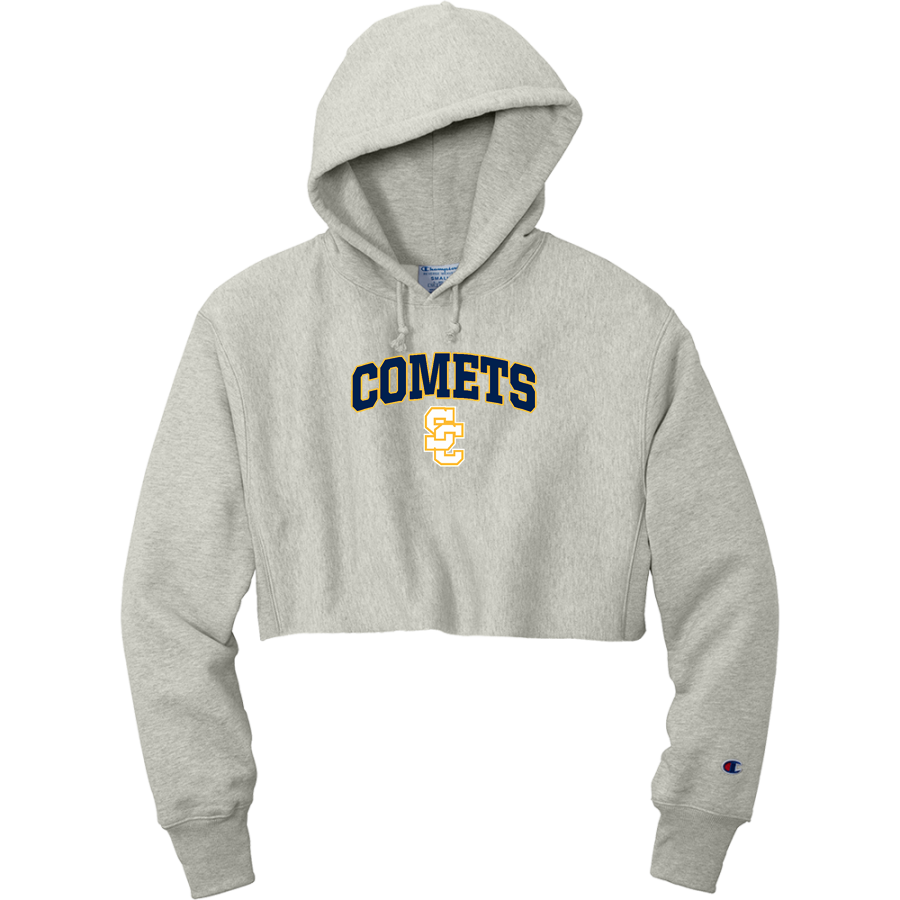 SOLON COMETS The Official Online Store <span class="pdp-name-mascot">SOLON COMETS</span> Champion Women's Reverse Weave Cropped Cut-Off Hooded Sweatshirt